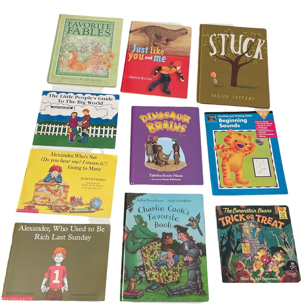 Set of 10 Children’s Story And Learning Books